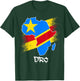 DR Congo flag in Africa Map Love RDC DRC Republic Of Congo T-Shirt - T-Shirt | Forest