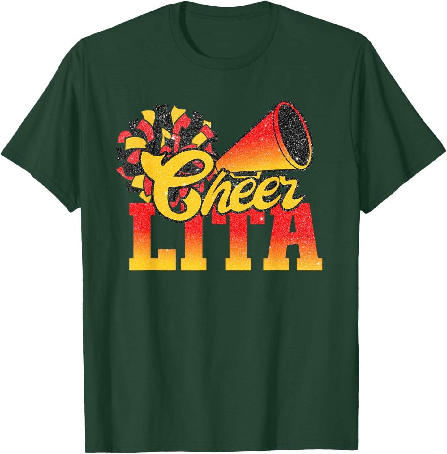 Orange Red Gold Pom Pom T-Shirt - T-Shirt | Forest