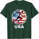 Track and Field USA Team Men Women Kids Running Apparel USA T-Shirt - T-Shirt | Forest