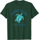 Sanibel Island Beach Design / Sea Turtle Illustration Gift T-Shirt - T-Shirt | Forest