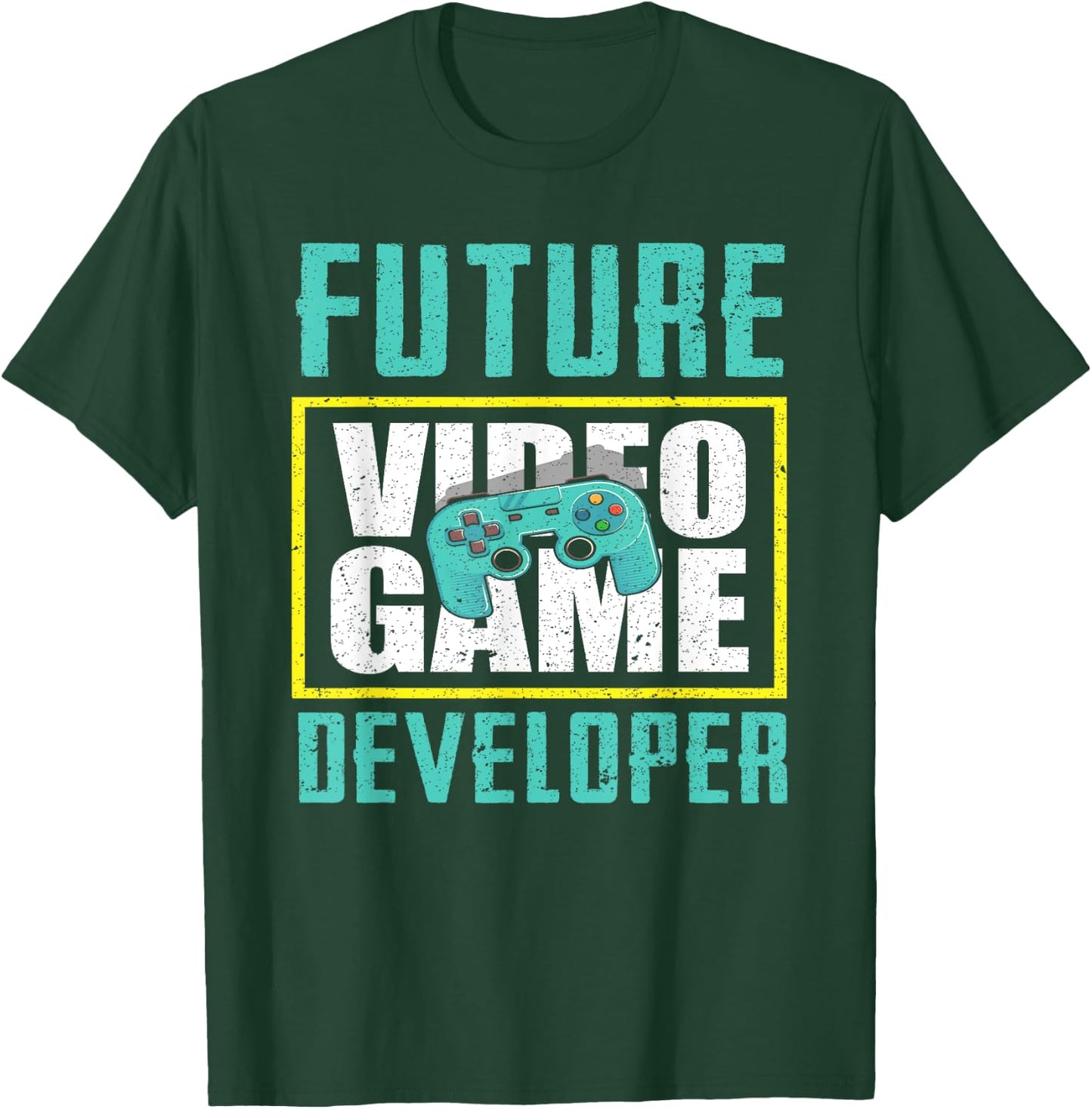 Future Video Game Developer - Cool Game Designer Gift T-Shirt - T-Shirt | Forest