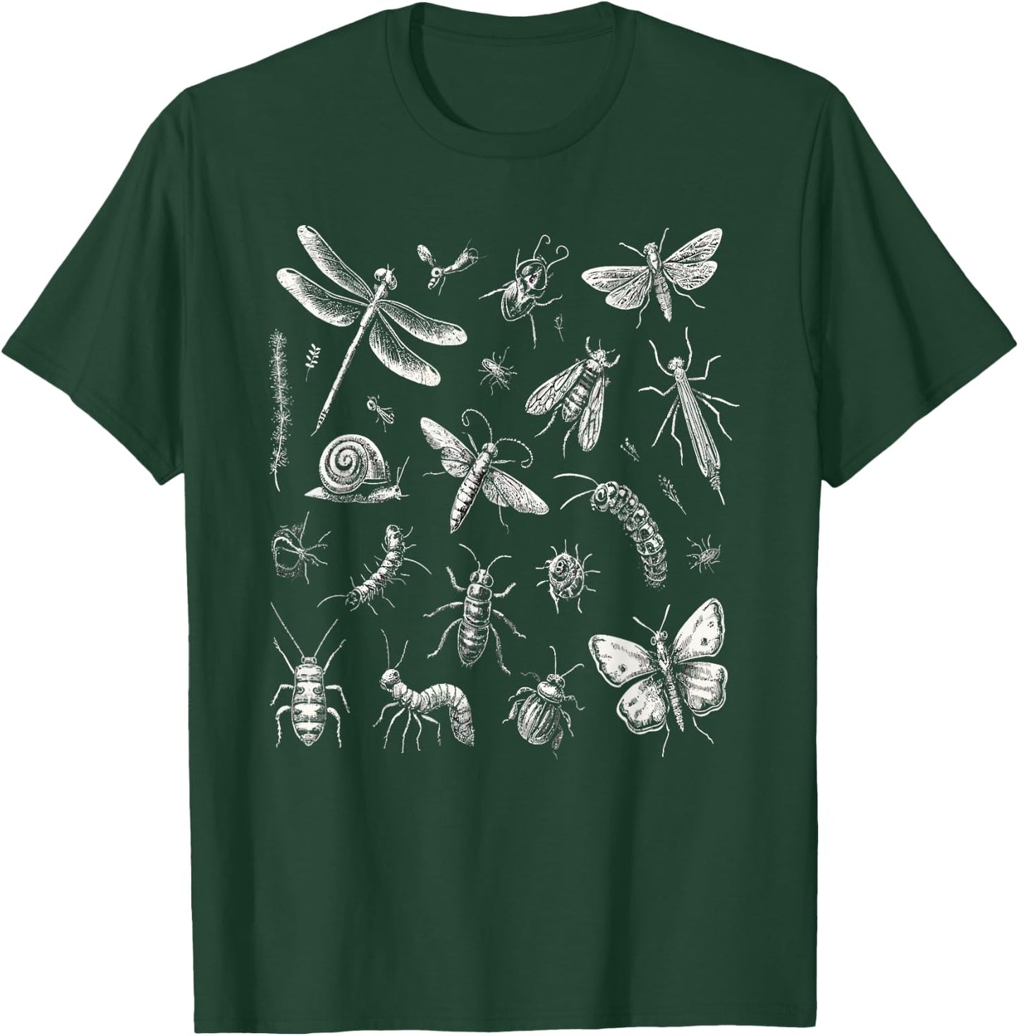 Minibeasts - Insects and Invertebrates Nature Lover T-Shirt - T-Shirt | Forest