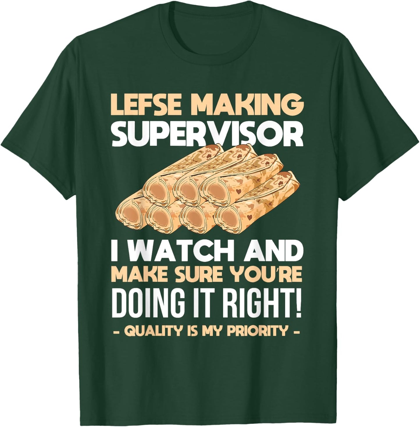 Lefse Master Funny Lefse T-Shirt - T-Shirt | Forest