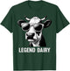 Legend Dairy Funny Farmer Cow Farmer Pun Graphic T-Shirt - T-Shirt | Forest