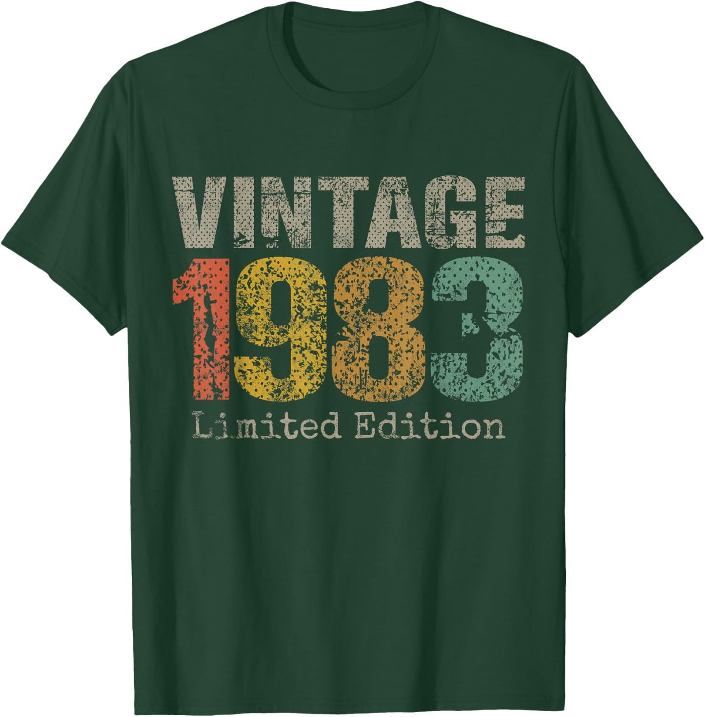 Vintage 1983 Limited Edition 42nd Birthday Gifts 42 Year Old T-Shirt - T-Shirt | Forest