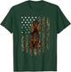 Camo American Flag Boykin Spaniel 4th of July USA T-Shirt - T-Shirt | Forest