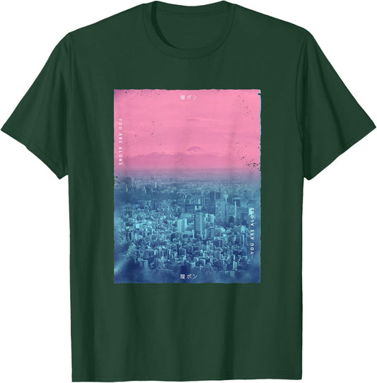 Vaporwave Japanese Streetwear Tokyo Japan Glitch Effect T-Shirt - T-Shirt | Forest