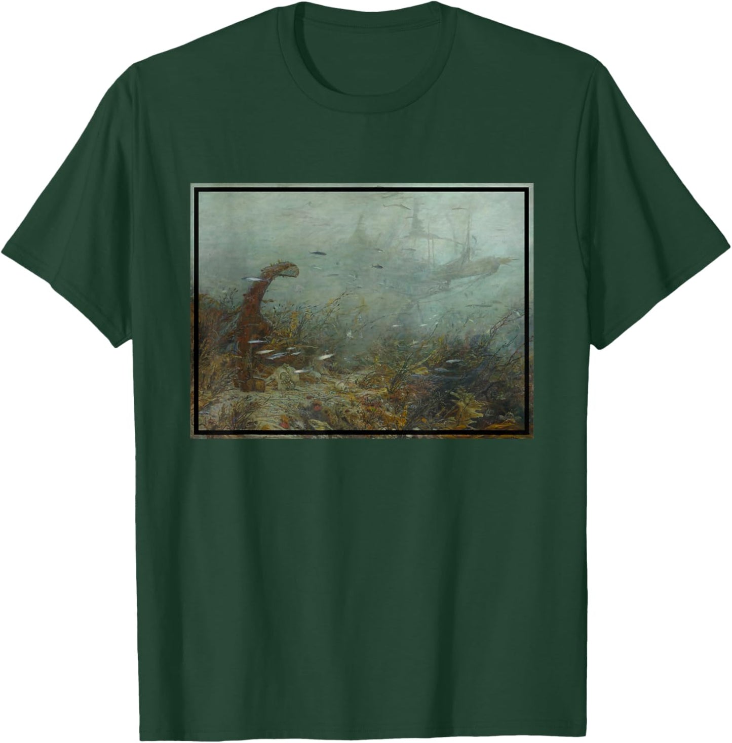 Davy Jones Locker Painting (1890) T-Shirt - T-Shirt | Forest