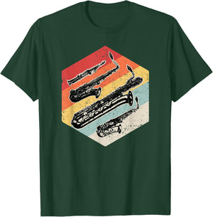 Alto Tenor Soprano Bari Baritone Sax Saxophone Player Gift T-Shirt - T-Shirt | Forest