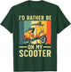 Best Scooter Women Motorcycle Motor Biker Scoot Bike T-Shirt - T-Shirt | Forest