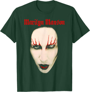 Marilyn Manson – Big Face Red Lips T-Shirt - T-Shirt | Forest
