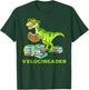 Velocireader Dinosaur Book Reading Velociraptor Dino T-Shirt - T-Shirt | Forest