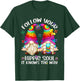 Hippie Soul Gnomies Makes Peace Sign - Cute Hippie Gnome T-Shirt - T-Shirt | Forest