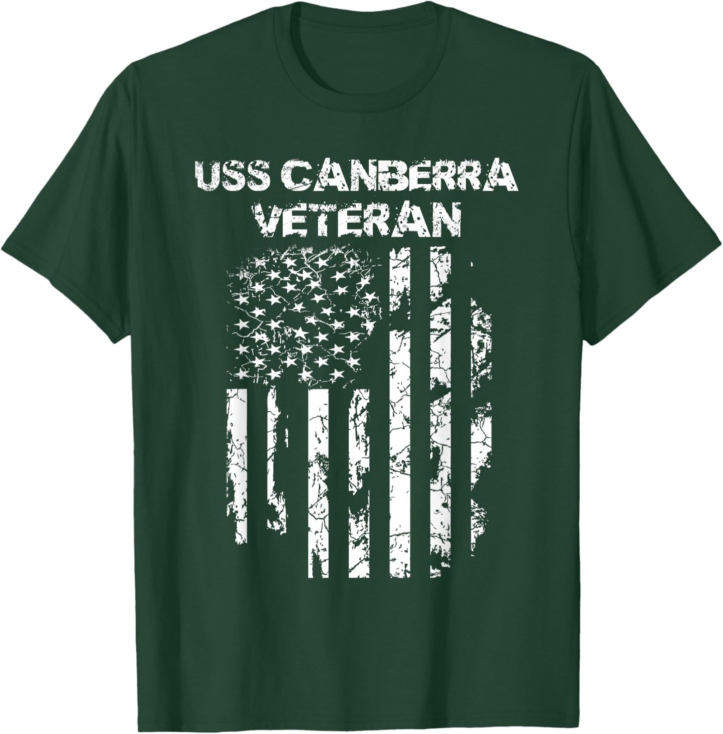 USS Canberra Veteran T-Shirt - T-Shirt | Forest