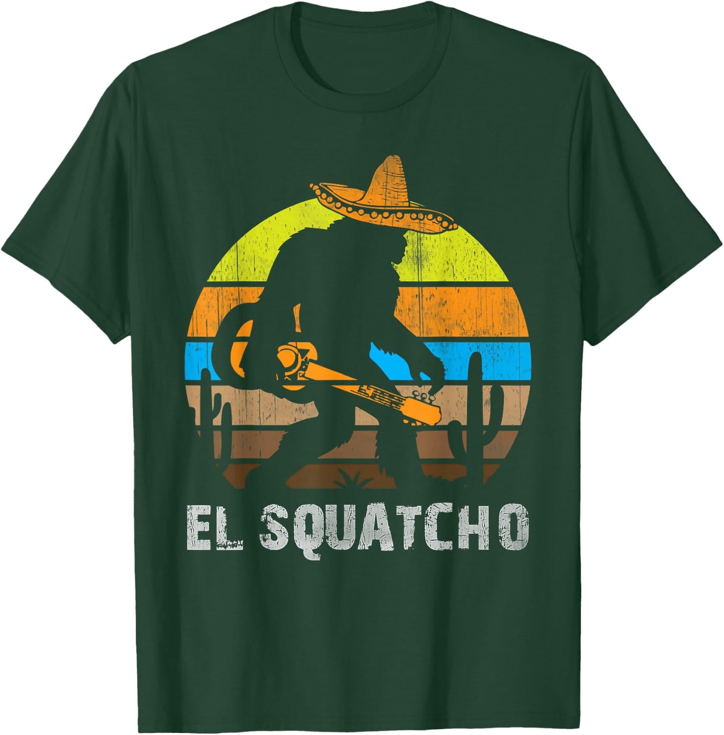 El Squatcho Shirt Bigfoot T Shirt Sasquatch T-Shirt - T-Shirt | Forest