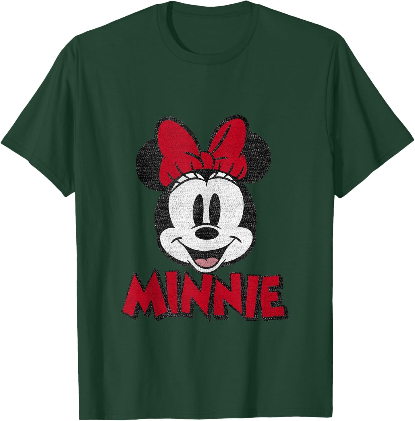 Disney Mickey and Friends Minnie Mouse Vintage Portrait T-Shirt - T-Shirt | Forest