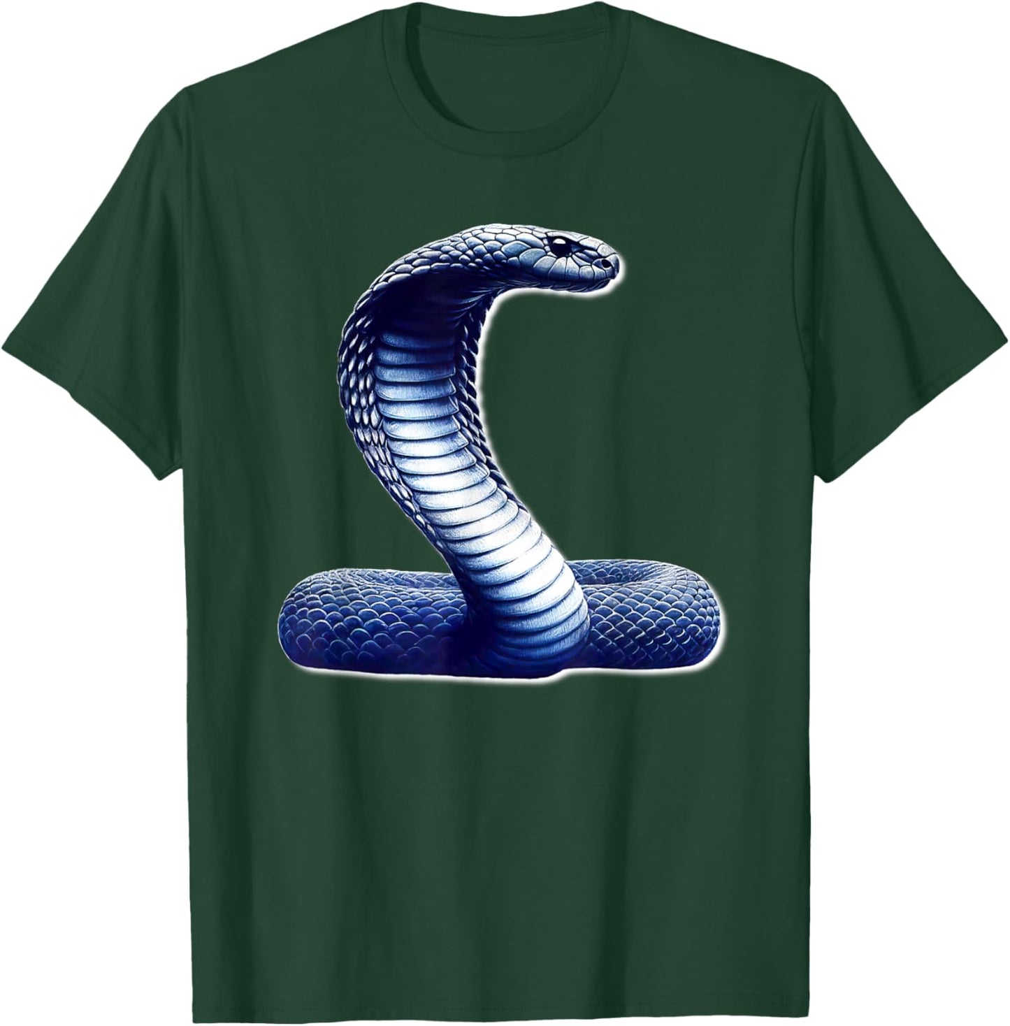 King Cobra Snake x Snake Serpent Cobra Sketch T-Shirt - T-Shirt | Forest