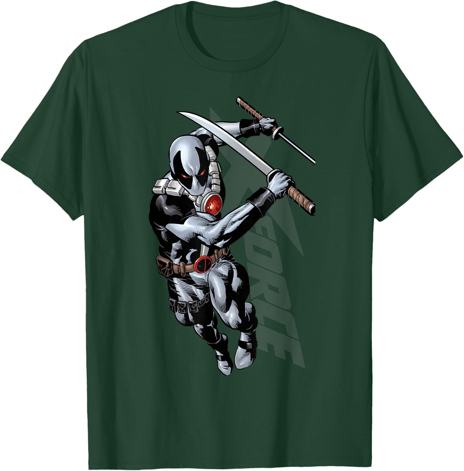 Marvel X-Force Deadpool Action Shot T-Shirt - T-Shirt | Forest