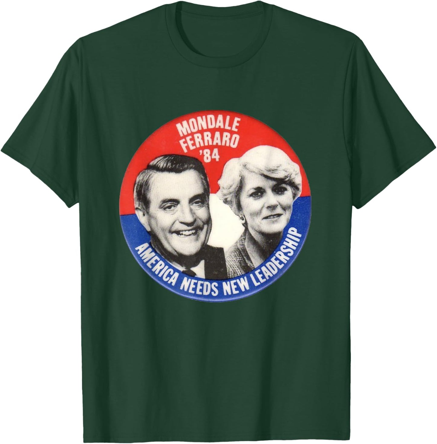 Mondale, Ferraro Shirt Walter Geraldine election T-Shirt - T-Shirt | Forest