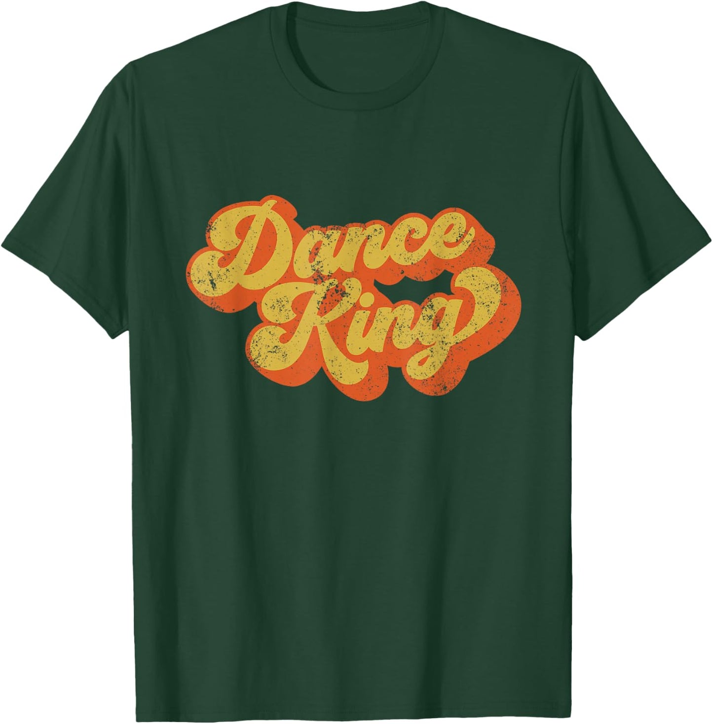 Retro Dance King Disco Dancing King Disco Dancing Man T-Shirt - T-Shirt | Forest