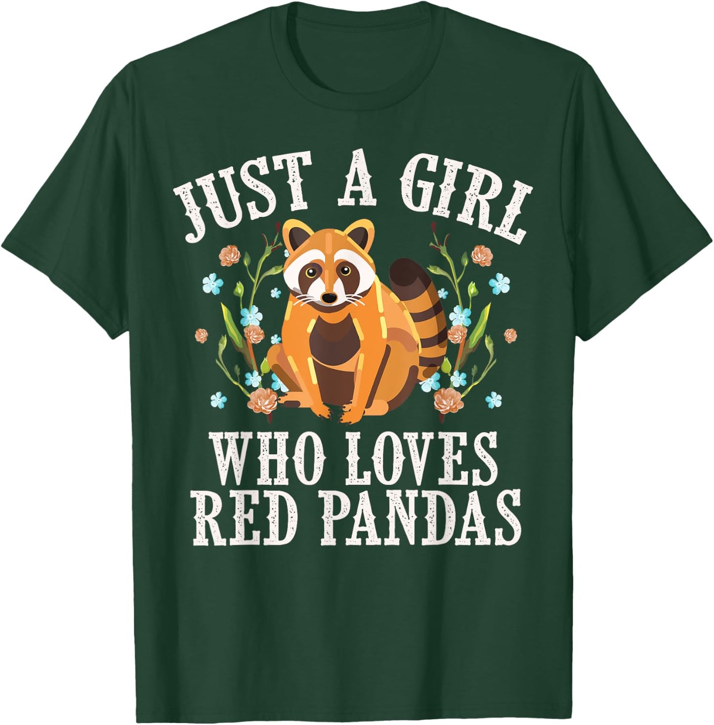Funny Red Panda Gift Cool Animal Whisperer Girls T-Shirt - T-Shirt | Forest