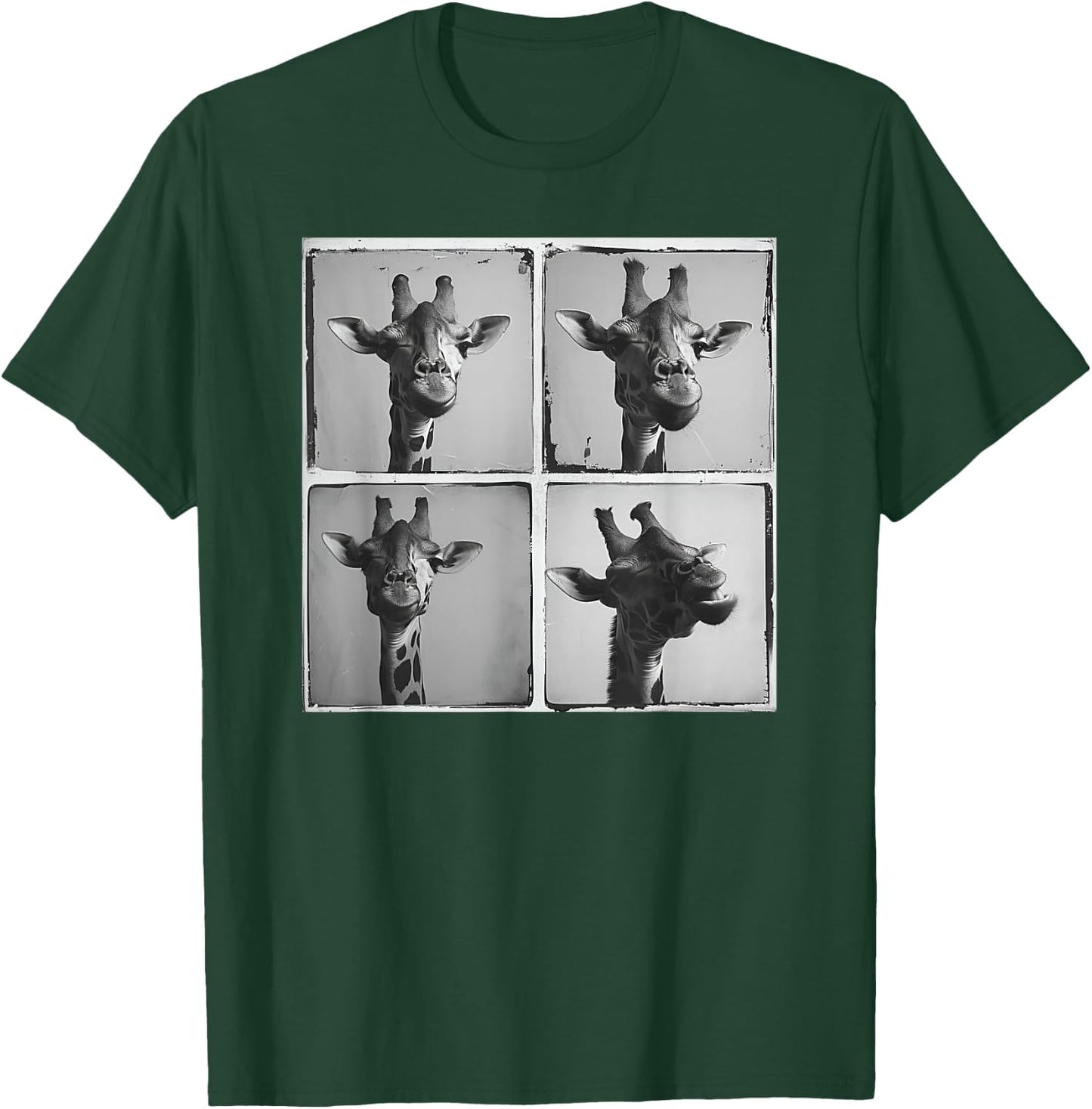 Cool Giraffe Face Photo Love Giraffes Funny Safari Animal T-Shirt - T-Shirt | Forest