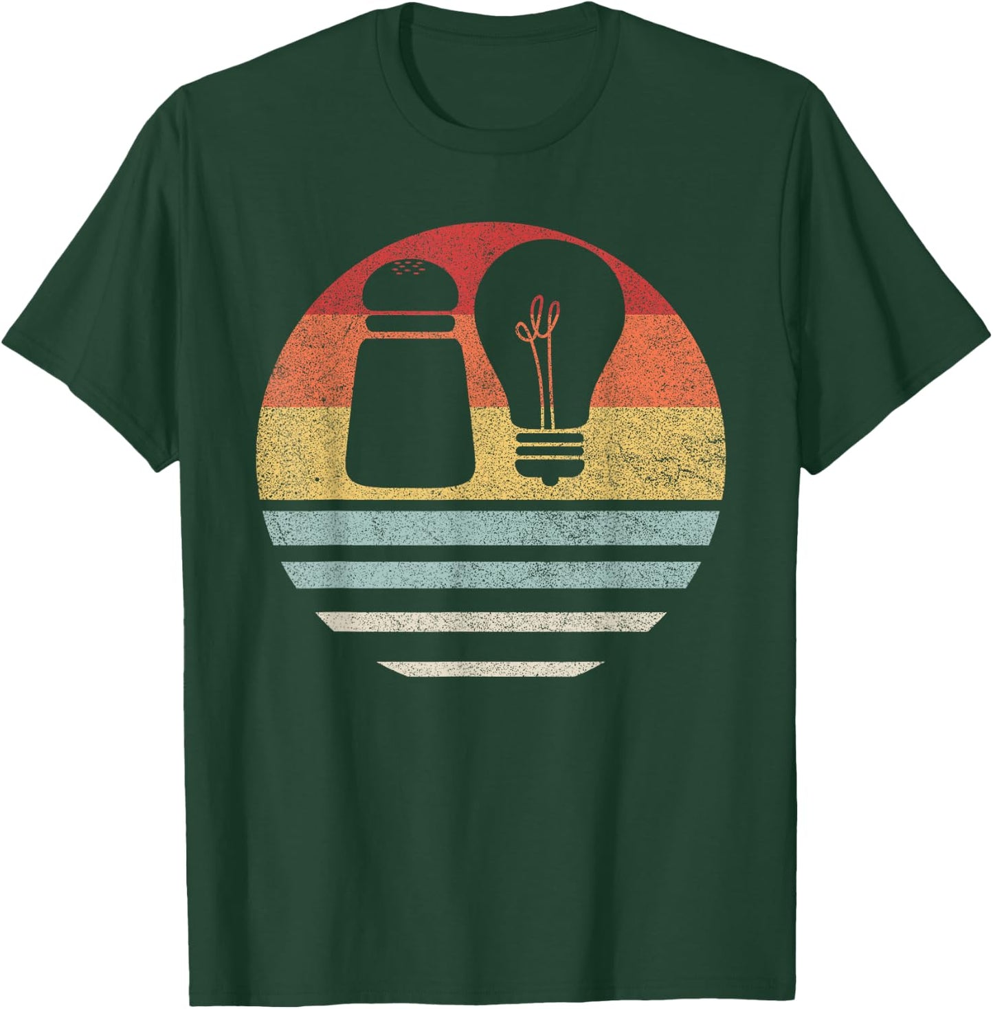 Retro Salt & Light Shirt Bible Verses Matthew 5:13-16 Christ T-Shirt - T-Shirt | Forest