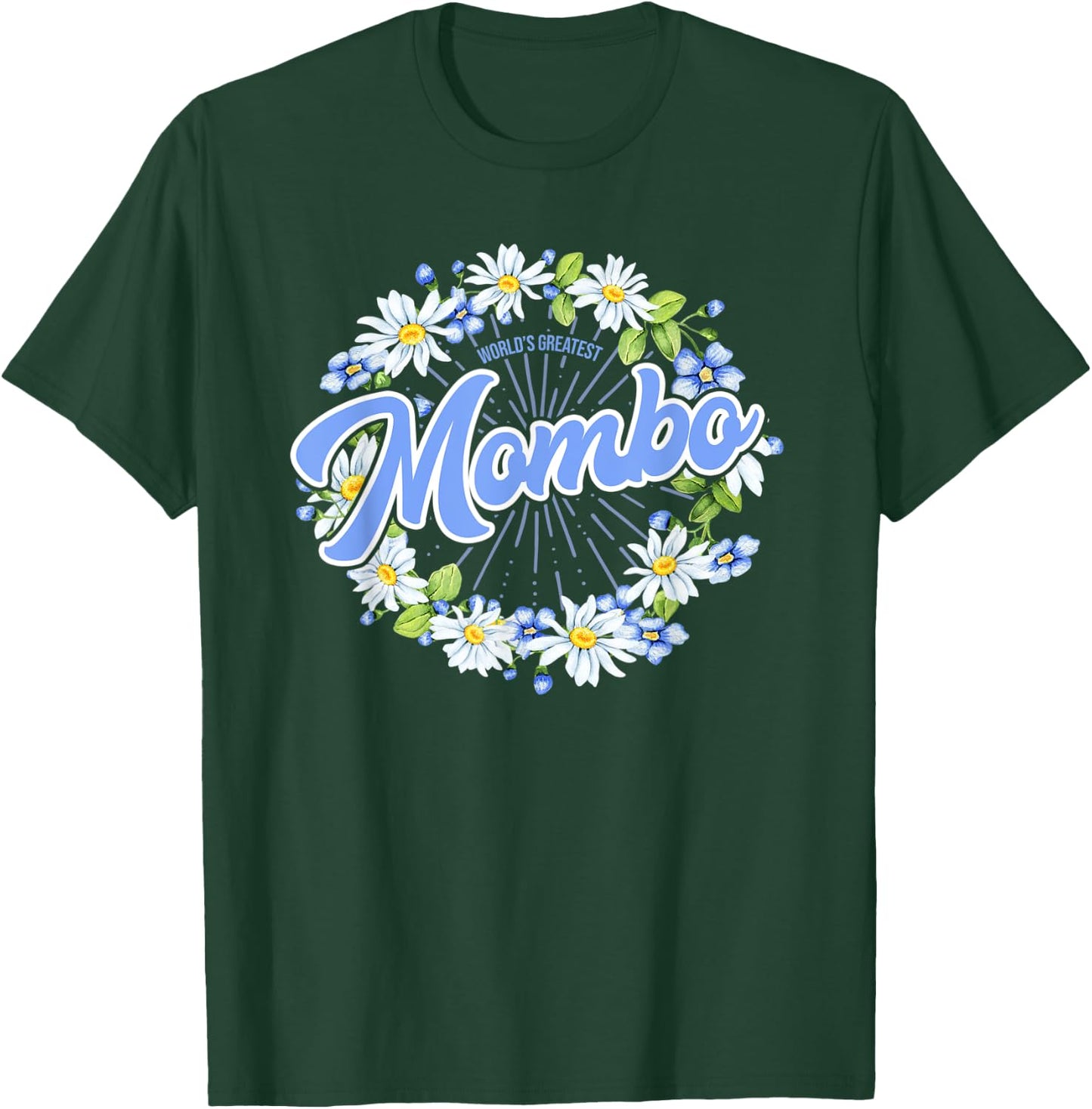 World's Greatest Mombo - Gift Grandma T-Shirt - T-Shirt | Forest