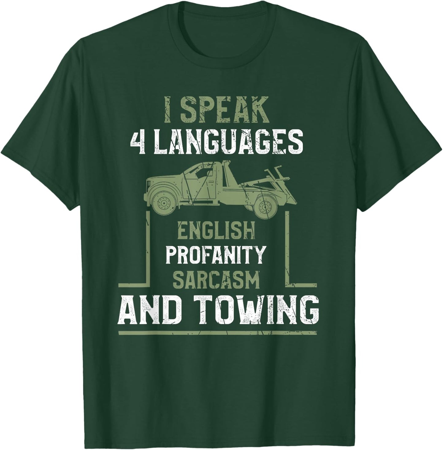 Tow Truck Giftz & More Tow Truck Driver Funny - Black, Small T-Shirt - T-Shirt | Forest