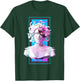 Vaporwave Medusa Statue Aesthetic Art Glitch Japanese Otaku T-Shirt - T-Shirt | Forest
