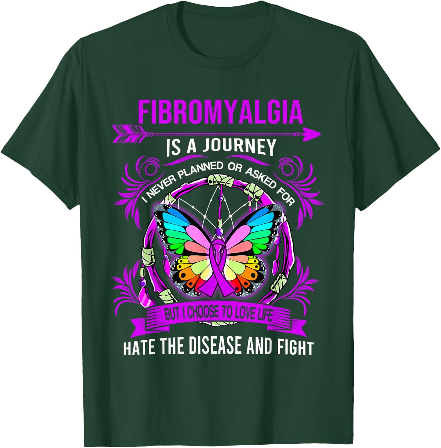 Fibromyalgia is a journey I never planed T-Shirt - T-Shirt | Forest