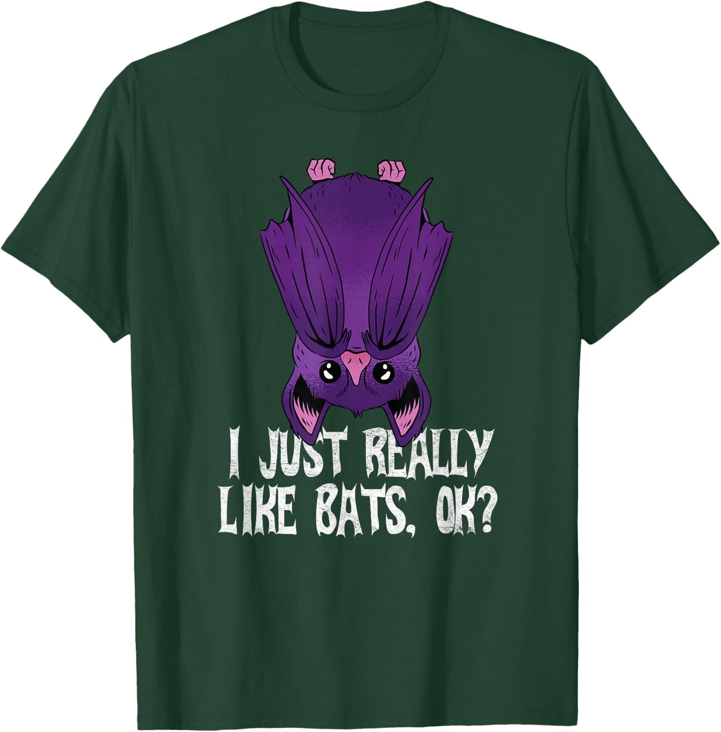 Funny Bat T-Shirt - T-Shirt | Forest