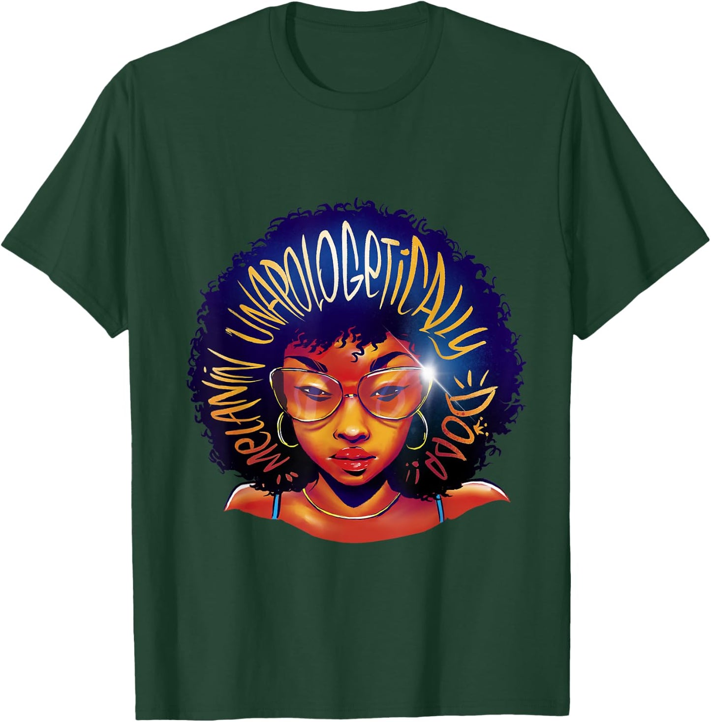 Unapologetically Dope Black History Month Strong Men Women T-Shirt - T-Shirt | Forest
