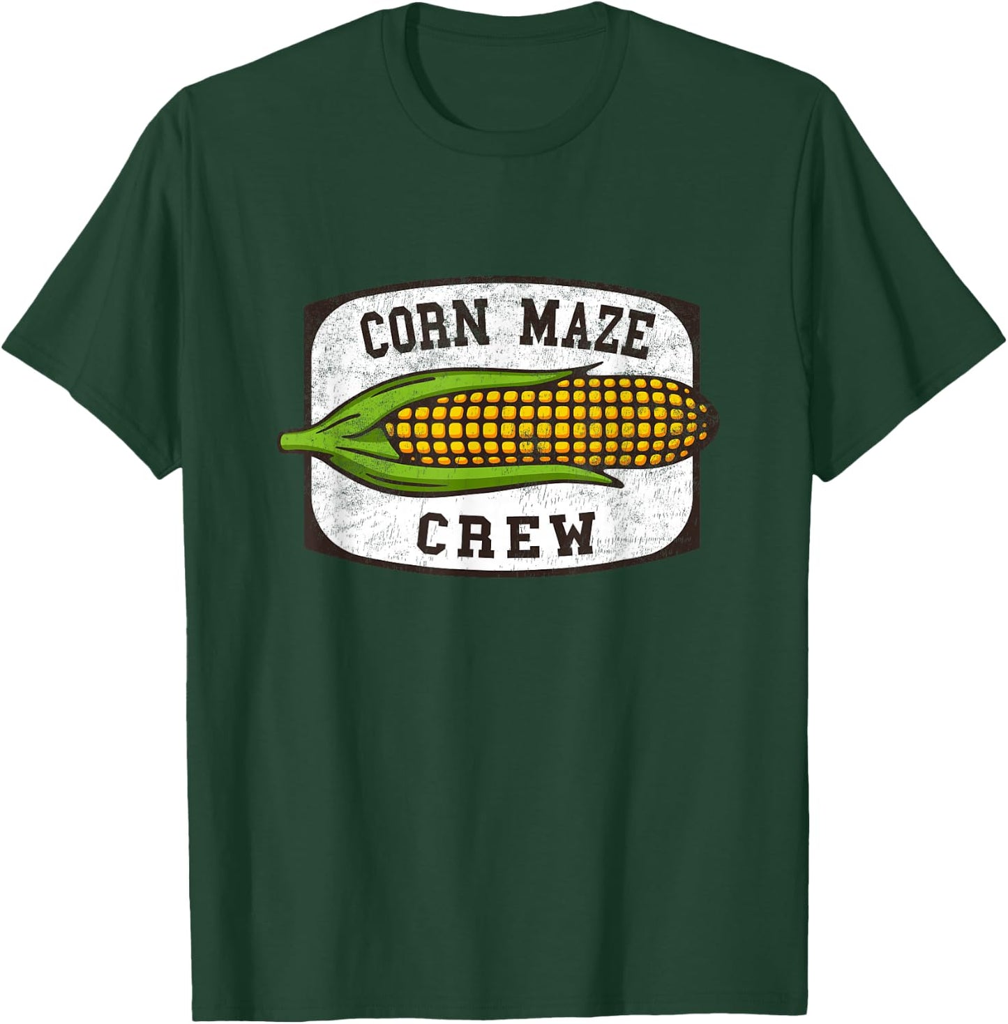 Corn Maze Crew - Corn Cob Artwork T-Shirt - T-Shirt | Forest