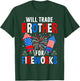 Will Trade Brother For Fireworks 4th Of July Patriotic T-Shirt - T-Shirt | Forest