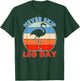 Funny gym vintage never skip leg day T-Shirt - T-Shirt | Forest
