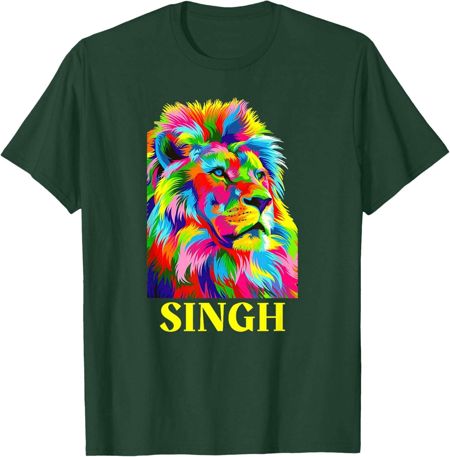 Singh, Lion, Sher ,Punjabi - Proud to be a Sikh T-Shirt - T-Shirt | Forest