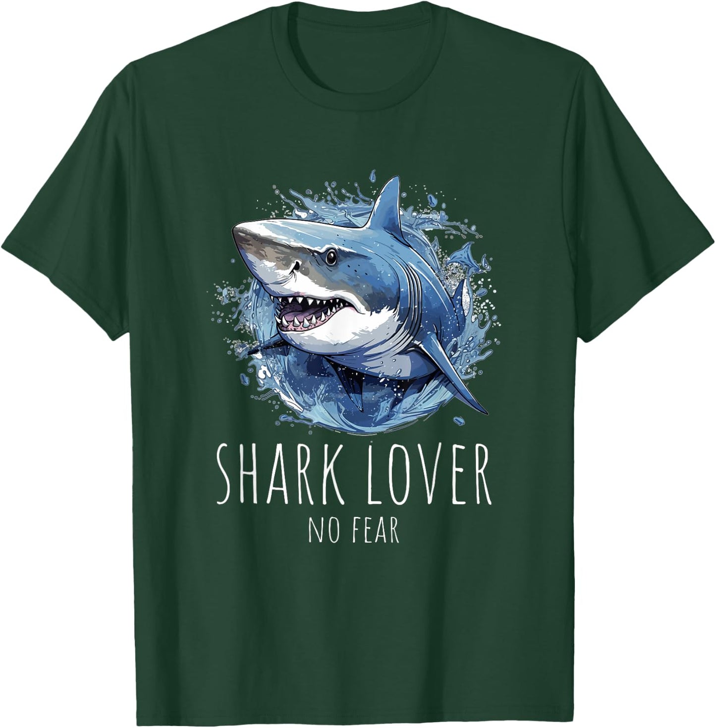 Great White Shark Lover's T-Shirt - T-Shirt | Forest