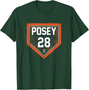 Buster Posey Home Plate Gameday T-Shirt - T-Shirt | Forest
