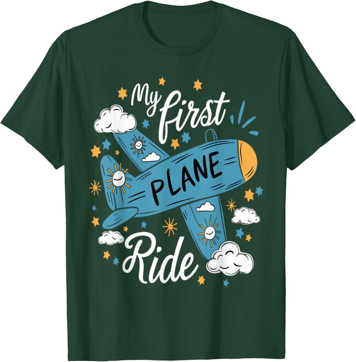 My First Plane Ride T-Shirt - T-Shirt | Forest