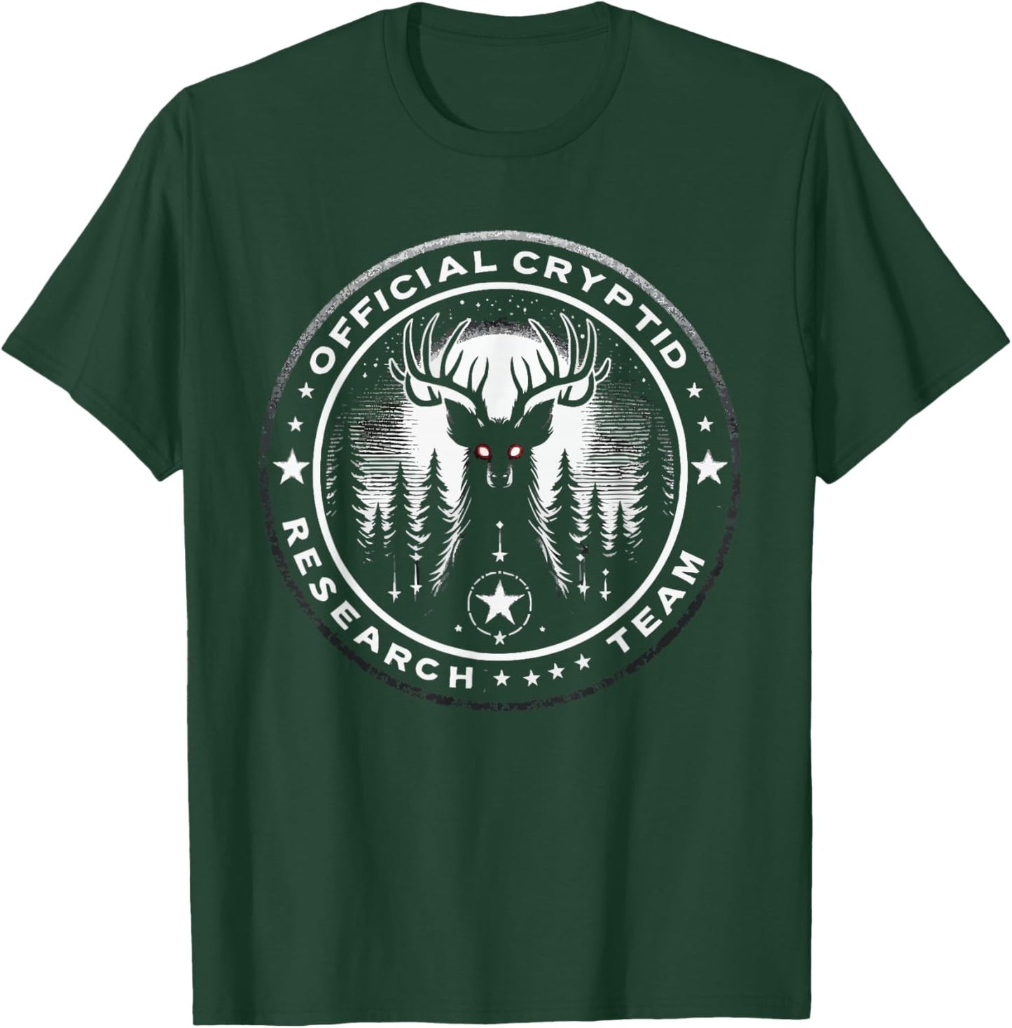 Wendigo Monster Legendary Creature Cryptozoology Cryptid T-Shirt - T-Shirt | Forest