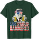 Star Spangled Hammered President Donald Trump Beer Lover T-Shirt - T-Shirt | Forest