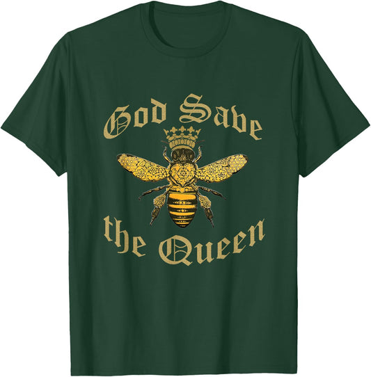 God Save The Queen Bee T-Shirt - T-Shirt | Forest