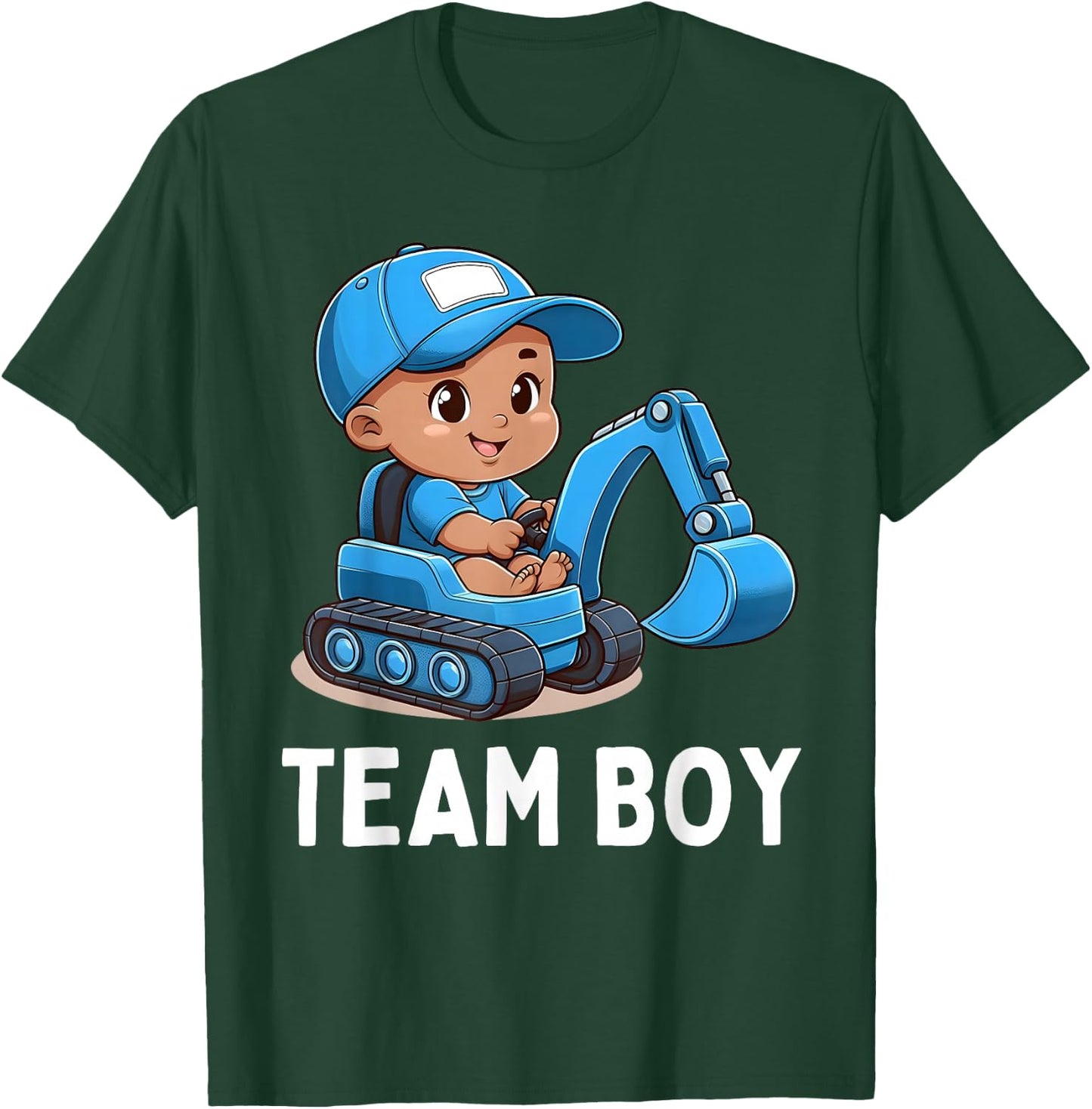 Team Boy Blue Baby Gender Reveal Party Baby Announcement T-Shirt - T-Shirt | Forest