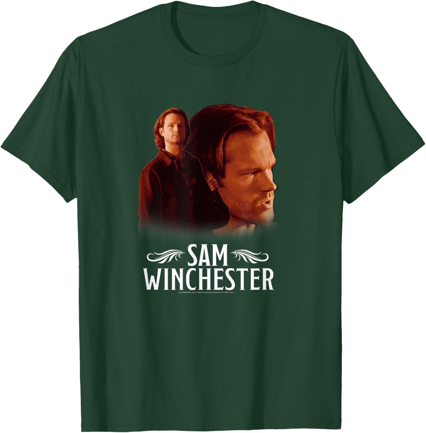 Supernatural Sam Winchester Glamour Shot T-Shirt - T-Shirt | Forest