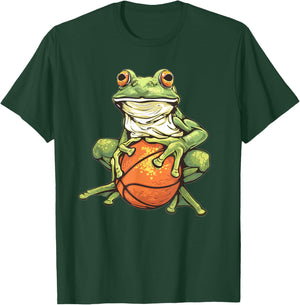 Basketball Frog T-Shirt - T-Shirt | Forest