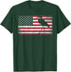 Heron Bird 4th of July American Flag America Patriotic Kids Men T-Shirt - T-Shirt | Forest