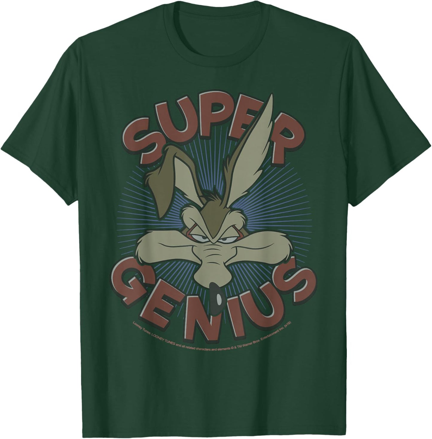 Looney Tunes Wile E. Coyote Super Genius T-Shirt - T-Shirt | Forest