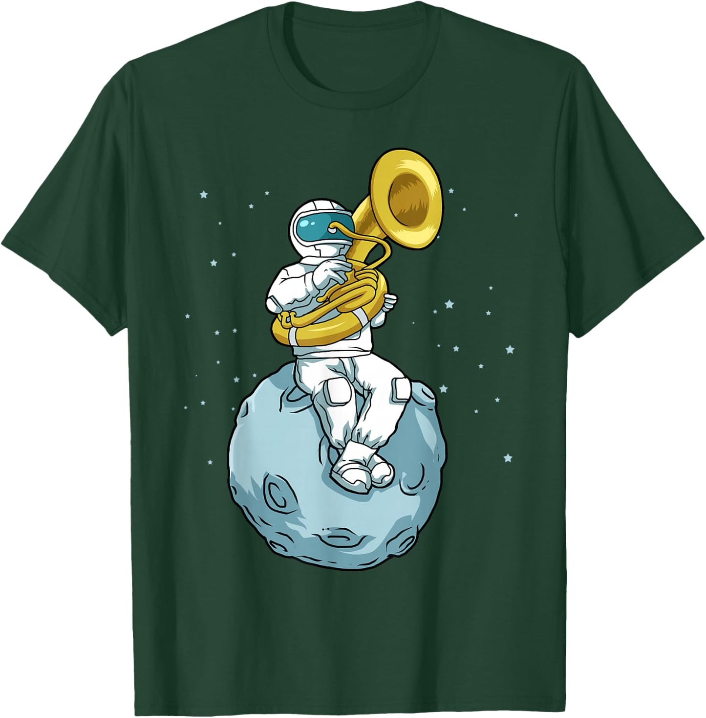 Sousaphone Shirt Women Men Kids Marching Band Tuba T-Shirt - T-Shirt | Forest