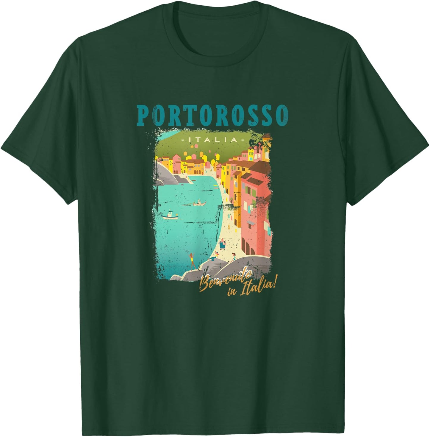 Disney Pixar Luca Portorosso Benvenuto in Italia T-Shirt - T-Shirt | Forest